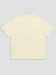 Camiseta de algodón suave 100% lavada con ácido Vintage para hombre, estampado Digital, 260 gramos, tendencia de peso de tela en Pakistán - Product Image 2