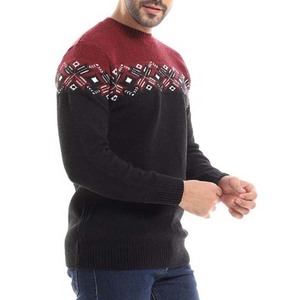 เสื้อสเวตเตอร์คอกลมสำหรับผู้หญิงเสื้อถักแบบสวมหัวเสื้อสเวตเตอร์สำหรับฤดูหนาว - Product Image 2