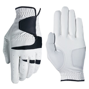 Dernier modèle de gants de golf unisexes en cuir synthétique PU avec poignée anti-pluie, main gauche, taille ajustable pour adultes et jeunes - Product Image 1