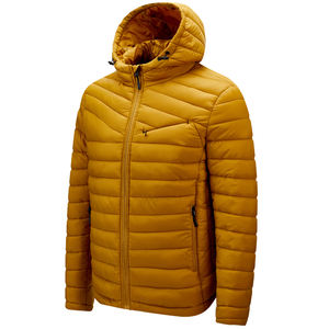 Veste matelassée à capuche tendance classique pour homme, veste d'hiver rembourrée en duvet, veste pour homme grande taille - Product Image 3