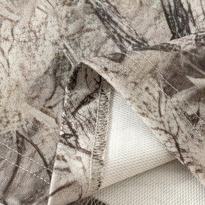 T-shirts de chasse d'hiver pour hommes, 100% coton, respirants, légers, vêtements de sport de terrain, chemise de performance, logo personnalisé - Product Image 5