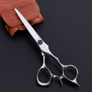 Ciseaux de coiffeur professionnels 6.0 ciseaux de coupe de cheveux de Salon avec de grands trous de doigt fournitures de Salon de coiffure - Product Image 2