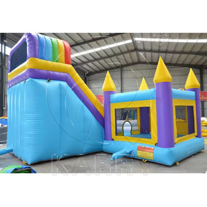 Castillo Inflable Comercial con Tobogán, Combo de Alquiler para Fiestas, Castillo Hinchable para Niños, Jumper Inflable de PVC Resistente - Product Image 3