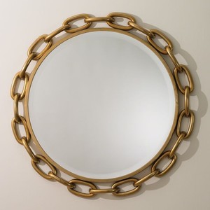 Miroir mural en fer finition sur mesure, design moderne de ferme, cadre en aluminium, décoration murale écologique pour mariage, anniversaire - Product Image 3