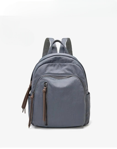 Sac à dos de voyage unisexe léger en polyester imperméable et antivol, à dos souple avec fermeture éclair, fournisseur vietnamien - Product Image 1