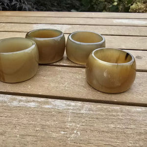 Porte-serviettes en corne de buffle, forme ronde, porte-serviettes pour hôtels de luxe, restaurants et tables de mariage, haute qualité - Product Image 1