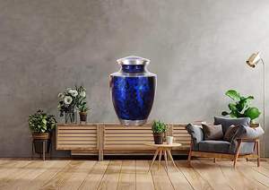 Urnas funerarias artesanales de aluminio Ceniza para humanos Urnas decorativas de cremación, Urnas conmemorativas para mascotas Recuerdo Ceniza de entierro - Product Image 5