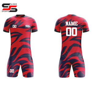 Vente en gros de maillots de football professionnels à séchage rapide de haute qualité pour les compétitions Impression de logo personnalisé pour les équipes de clubs d'adultes - Product Image 5