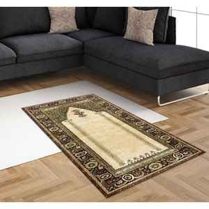 <b>Vintage</b> Pattern Prayer Printed <b>Rug</b>, Turkish <b>Rug</b> Print, Anti-Slip Carpet,With Pile Soft <b>Rug</b> - Product Image 3