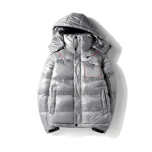 Nouveau hiver chaud vers le bas coton rembourré veste imperméable pour homme épais brillant noir court brillant veste vert coton Parkas veste - Product Image 3