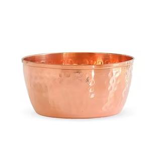 Bol en cuivre martelé de qualité standard pour la restauration, vaisselle, bol pour hôtel et restaurant - Product Image 1