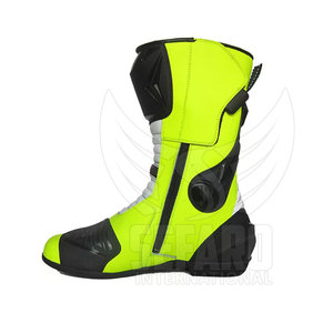 Hot Selling Sports Equipment Motorbike Comfortable Shoes Leather Made Motorbike Racing Shoes - Product Image 6