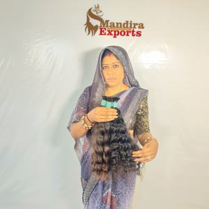 100% Cuticle Aligned Virgin Color <b>Black</b> Weave Wavy Bulk Vendor Temple Vietnamese Human <b>Hair</b> <b>Extensions</b> - Product Image 3