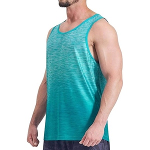 Venta al por mayor de camisetas sin mangas Premium para hombre personalizables de fábrica sublimación lista suave transpirable de talla grande tela de algodón suministro a granel - Product Image 2