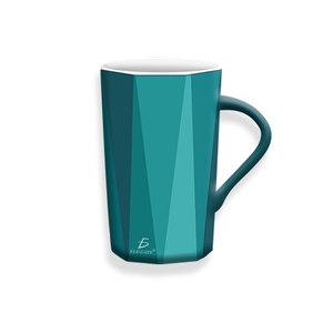 Tazza in Ceramica Moderna ed Elegante da 12oz, Lavabile in Lavastoviglie e Utilizzabile nel Microonde, con Coperchio per Espresso, Capacità 400ml, Ideale per Regali Aziendali - Product Image 5