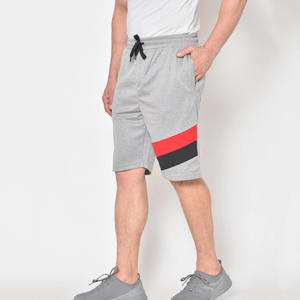 Short de survêtement en molleton de coton moyen pour hommes, fait sur mesure, respirant, Fitness décontracté, Shorts de course, motif solide, tissage non tissé - Product Image 2