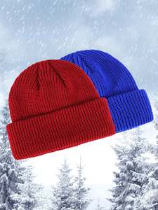 Unisex Customizable 100% Wool Winter Beanie Hat 3D Embroidery New Full Customization for Beach Business Wear Breathable Made - Product Image 3