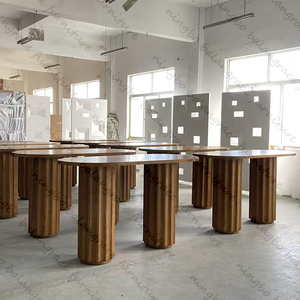 Mesa de <span class=keywords><strong>Bar</strong></span> para Eventos y Fiestas, Diseño Contemporáneo, Madera Sólida Natural de Alta Calidad - Product Image 5