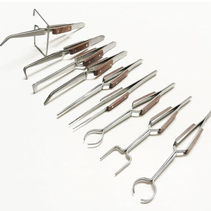 Piece Fiber <b>Grip</b> Soldering Tweezer Set Self-Closing Jewelry Repair Making - Product Image 1