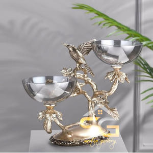 Soporte de Diseño en Forma de Rama de Árbol, Color Plateado de Calidad Exclusiva, Regalos de Boda, Cuencos para el Hogar, Hotel, Equipo de Restaurante - Product Image 6