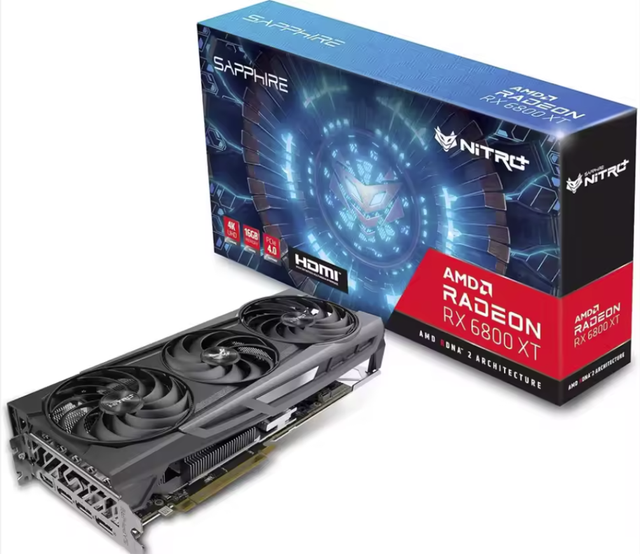 SAPPHIRE RX6800 X Trio 16GB GDDR6 OC Industrial Grade Gaming Card New in Box 3-Year Warranty OEM
