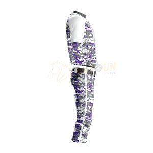 Conjunto Deportivo de Béisbol y Sóftbol Unisex con Logotipo Personalizado, Sublimación, Camuflaje, Alta Calidad, 100% Poliéster, Pantalones Transpirables - Product Image 1