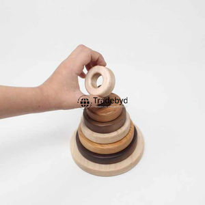 Juguete de madera de calidad premium hecho a mano sensorial para niños pequeños Bordes suaves Diversión segura de Tradebyd - Product Image 3