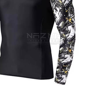 Vente en gros Prix Grappling Rash Guard à manches longues MMA Rush Guard MMA Rush Guard En stock - Product Image 6