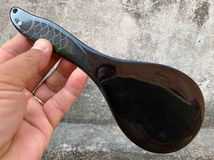 Juego de Cucharas de Té de Cuatro Piezas Hechas a Mano, Estilo Clásico Premium, Ecológicas, de Cuerno de Búfalo y Vaca, para Hotel, Restaurante, Hogar y Bodas - Product Image 2