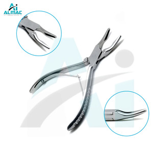 ALMAC Animal instrumento ortopédico sola articulación hueso morder fórceps cabeza recta hueso curvo Rongeur tijeras Olecranon alicates - Product Image 5