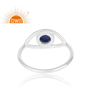 Increíble diseño, anillo de piedras preciosas de lapislázuli Natural de Plata de Ley 925, joyería de diseño personalizado para mujer, regalo para ella - Product Image 2