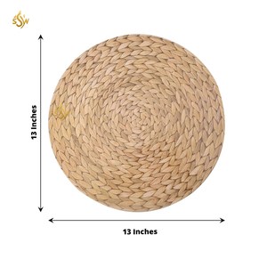 Fabulous Design Rattan Under Plated Handwoven Charger Plates For Wedding <b>Dinnerware</b> And Kitchenware Table Decoration Show Plate - Product Image 5