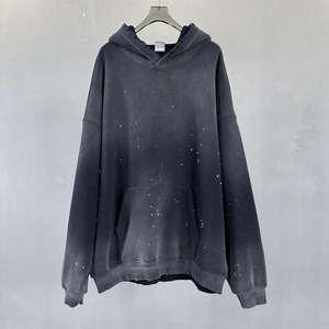 Sudadera con Capucha de Felpa de Alta Calidad, Resistente al Desgaste del Sol, Personalizada, Lavado Vintage, Sudadera Extra Grande para Hombre y Mujer - Product Image 1