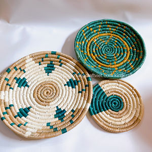 King Craft Cesta de algas marinas naturales rústicas Decoración de pared Tamaño personalizado Arte colgante de pared Hecho en Vietnam FBA para - Product Image 5