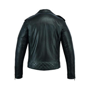 RTS Hombres Biker Piel de oveja genuina Vintage Chaqueta de bombardero con capucha Classic Regular Fit Venta al por mayor Invierno Elegante 1 MOQ - Product Image 4