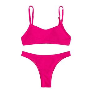 ชุดบิกินี่ลายดอกไม้2ชิ้นสำหรับผู้หญิงดีไซน์ตามสั่งผลิตจากโรงงาน - Product Image 1