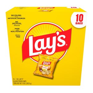 Bolsas de Papas Fritas Clásicas Frito Lay, 1 Oz, 10 Unidades - Product Image 1