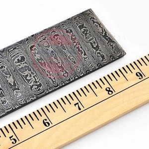 Barre de billette en acier de Damas faite sur mesure - Product Image 6