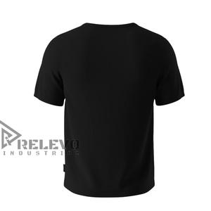 T-shirts à manches longues pour hommes en polyester/coton imprimés, coupe ample, tissu lourd (220g), respirant et anti-froissement - Product Image 2