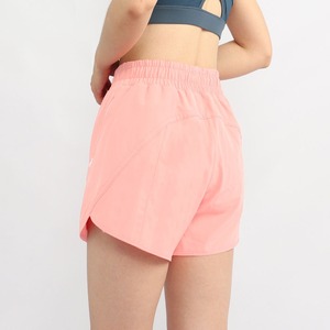 Pantalones cortos para correr para mujer, pantalones cortos elásticos de cintura alta, pantalones cortos deportivos de entrenamiento con bolsillo - Product Image 3
