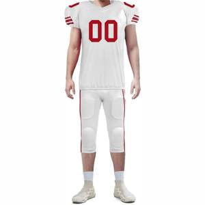 Nueva Llegada 2026, Jersey de Fútbol Americano Personalizado para Adultos de la Más Alta Calidad, Más Vendido, Crea el Tuyo Propio, 100% Transpirable, Corto - Product Image 4