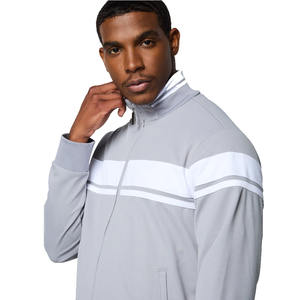 Conjunto de pantalones y chaqueta de chándal de entrenamiento de gimnasio de calidad superior para hombre, forro polar transpirable de secado rápido, para invierno, para correr al aire libre, talla XL, logotipo personalizado - Product Image 4