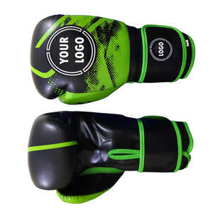 Gants de boxe hautement respirants et absorbant les chocs, en cuir de vachette, fermeture à boucle et crochet, entraînement, fitness, marque privée, tailles S-3XL - Product Image 4