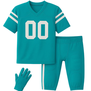 Uniforme de Fútbol Americano Personalizado Asequible, 100% Poliéster, Diseño Ligero OEM, Uniforme Cómodo para Entrenamiento - Product Image 1