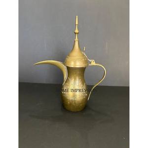 High Quality Metal Polished Tea and <b>Coffee</b> <b>Pots</b> Handmade Tableware Wedding and Ramadan Gift Arabian Dallah Tea & <b>Espresso</b> Supply - Product Image 5