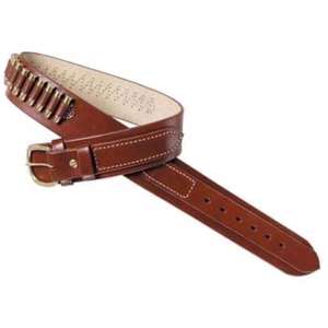 Ceinture de mode pour femme Angel Ranch 1 1/2" marron en cuir véritable avec ceinture Cartridge Belt - Product Image 1