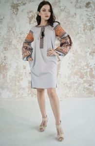 Robe ukrainienne 100% coton été Maxi robe avec broderie Boho Style brodé Designer dames robes à bas prix - Product Image 3