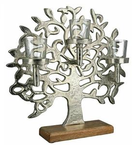 Ensemble de 2 étagères décoratives en forme d'arbre fabriquées à la main et décor de table en matériau de haute qualité, décoration d'intérieur durable - Product Image 4