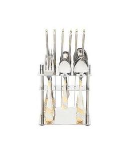 Juego de cubiertos con diseño de Metal para pastel, Set de herramientas de corte con acabado pintado - Product Image 1