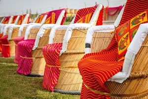 Sillas vintage de madera para sala de banquetes, taburete para invitados, salón de bodas y banquetes, hoteles y restaurantes - Product Image 6